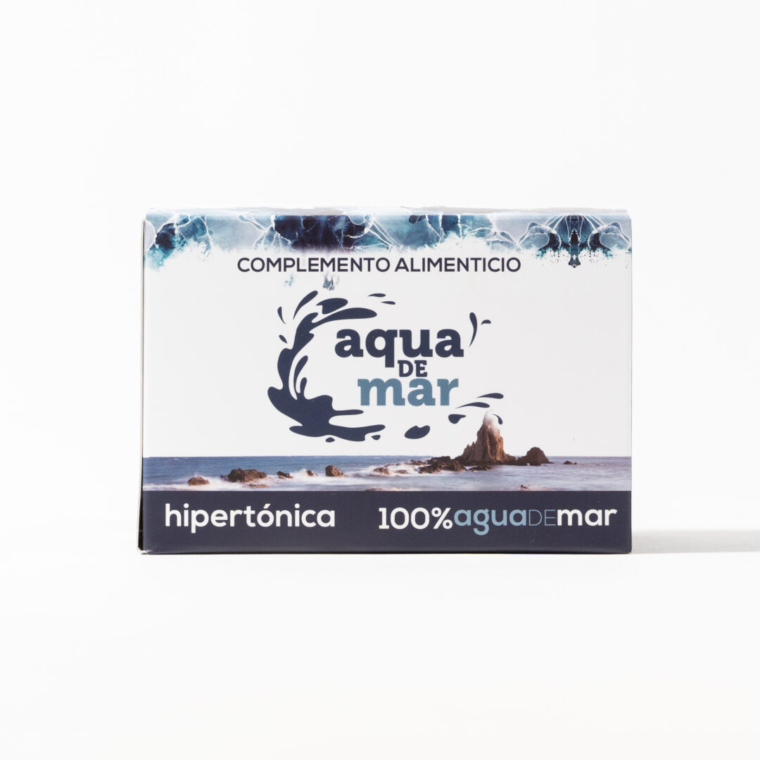 hipertónica 100% agua de mar complemento alimenticio