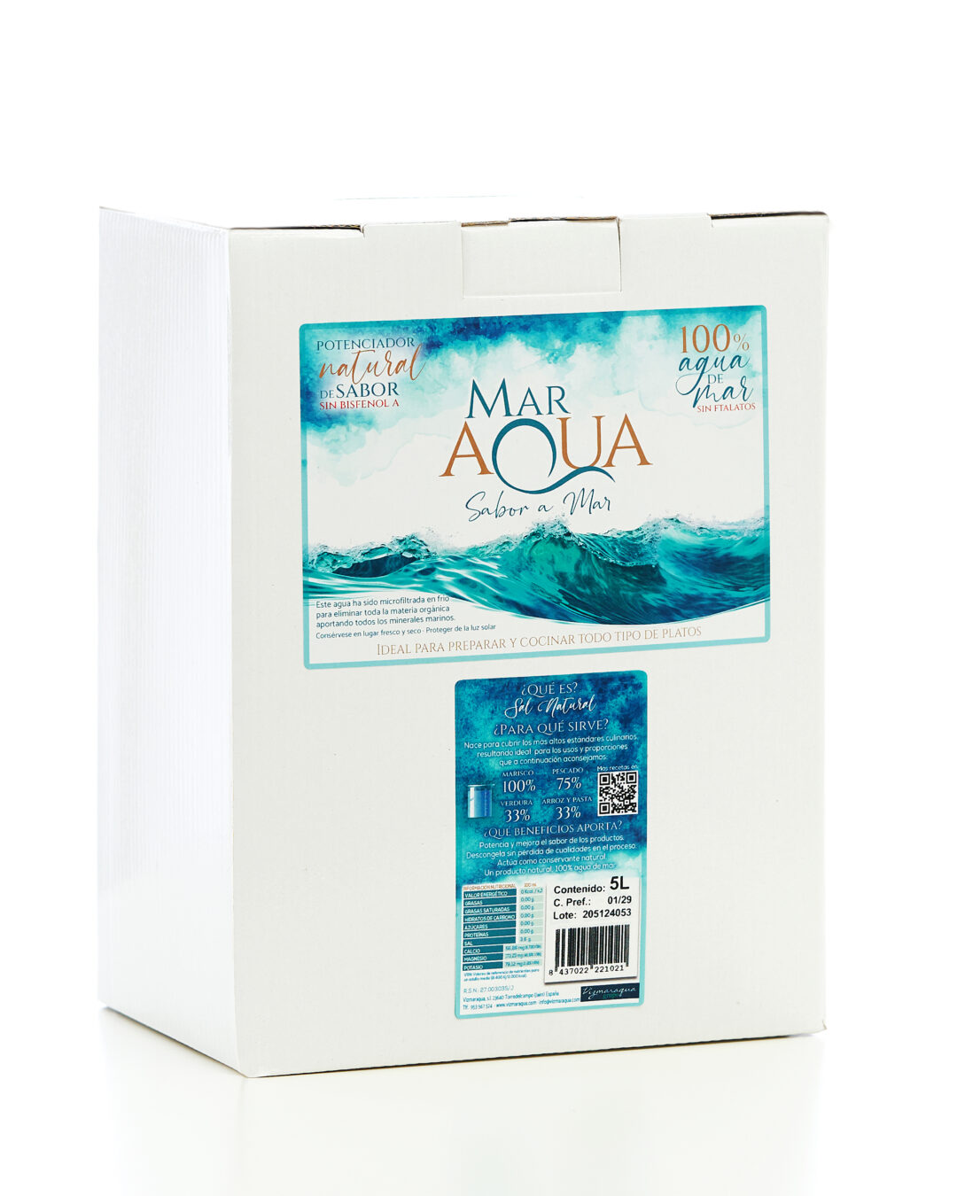 Usar agua de mar Hipertónica 5 litros Bag in Box en la proporción correcta es fundamental para aprovechar al máximo sus beneficios.